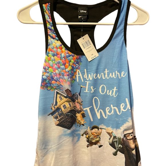 NWT Disney's "UP" Graphic Tank Top - Women's Small - Adventure Is Out There! - Picture 4 of 7